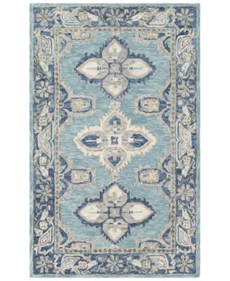 Surya - Bonifate BFT-1000 Aqua 5' x 7'6" Area Rug
