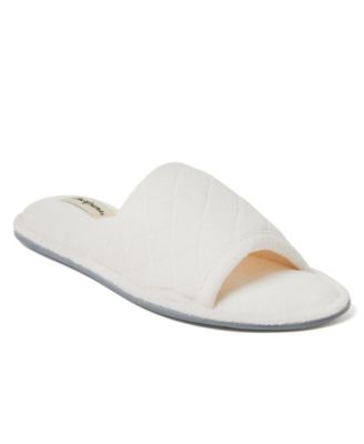 Dearfoams - Microfiber Terry Slide with Quilted Vamp