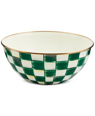 MacKenzie-Childs - Emerald Check Everyday Bowl, Large