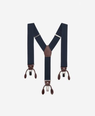 MANGO - Men's Leather Details Adjustable Elastic Straps