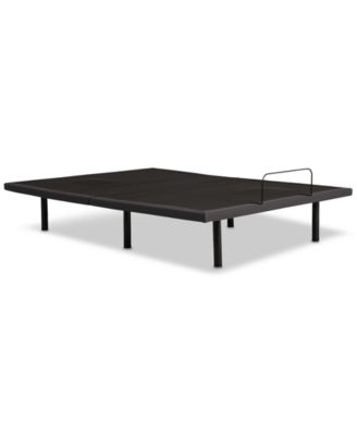 Serta - BaseLogic Silver Adjustable Base - Queen