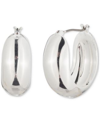 Lauren Ralph Lauren - Small Chubby Hoop Earrings, 0.58"