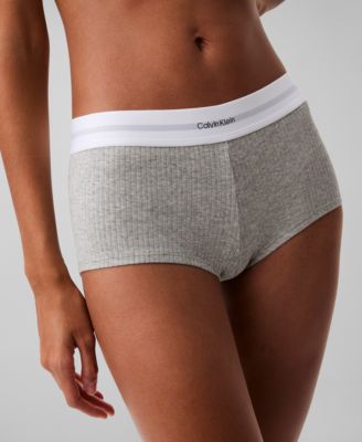 Calvin Klein - Women's Ribbed Boyshort Underwear