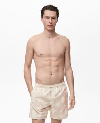 MANGO - Men's Floral Print Swimsuit