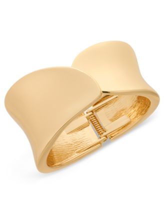 I.N.C. International Concepts - Gold-Tone Chunky Bangle Bracelet