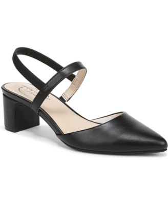 LifeStride - Women's Miriam Pointed Toe Block Heel Slingback Pumps