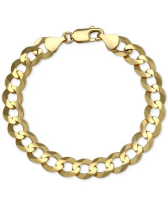 Macy's - Cuban Chain Link Bracelet in 10k Gold