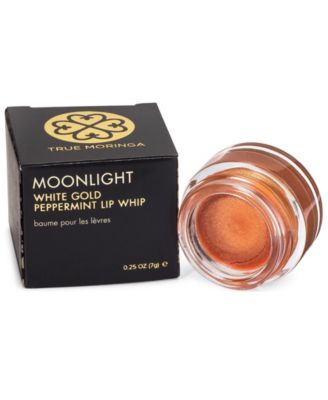True Moringa - Moisturizing Shimmer White Gold Peppermint Lip Whip Balm, 0.25 oz.