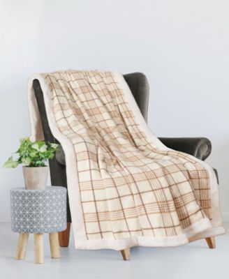 Thermasnug - Plaid Oversized Electric Throw, 50" x 70"