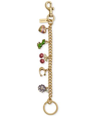 COACH - Gold-Tone Motif Chain Bag Charm