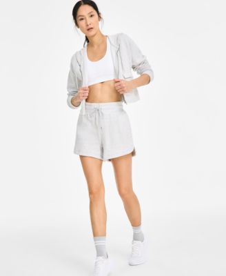 ID Ideology - Women's Drawstring-Waist Dolphin-Hem Shorts