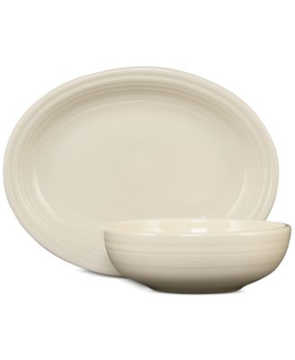 Fiesta - Oval Platter & Bistro Bowl 2-Pc. Serve Set