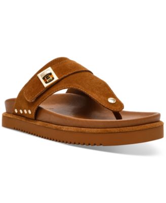 Steve Madden - Women's Thona Hooded Lug-Sole Footbed Sandals