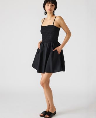 Steve Madden - Women's Smocked Fit & Flare Lotty Dress