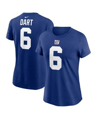 Nike - Women's Jaxson Dart Royal New York Giants Name Number T-Shirt