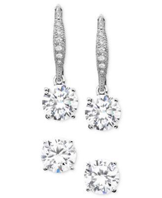 Eliot Danori - Earrings Set, Cubic Zirconia (1-1/4 ct. t.w.)
