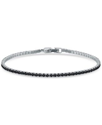 Giani Bernini - Cubic Zirconia Tennis Bracelet in Sterling Silver (Available in Black, White, Purple, Pink, Aqua, & Green)