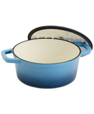 Smith and Clark - Blue Gradient 5-Quart Enameled Cast Iron Dutch Oven