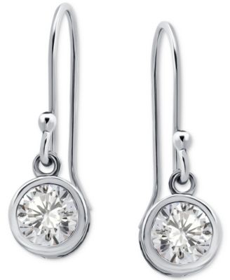 Giani Bernini - Cubic Zirconia Octagon & Square Drop Earrings in 18k Gold-Plated Sterling Silver