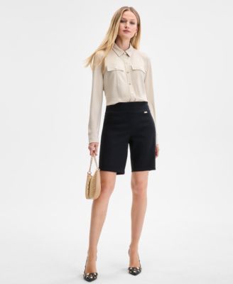 I.N.C. International Concepts - Women's Pull-On Bermuda Shorts