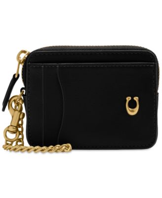 COACH - Essential Leather Chain Card Case