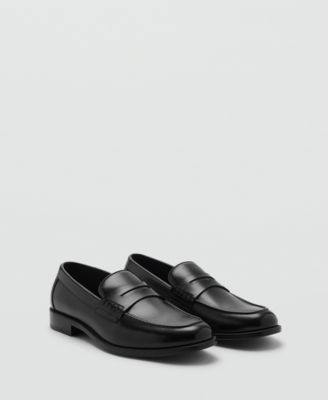 MANGO - Men's Nappa Leather-Effect Moccasins