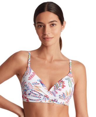 Lauren Ralph Lauren - Women's Printed Twist-Front Underwire Bikini Top