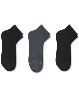 Hanes - Men's Originals Premium SuperSoft Ankle Socks, 3-Pack