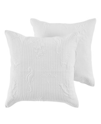 Levtex - Cross Stitch Sea Textured 3-Pc. Quilt Sets