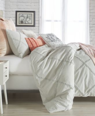 Peri Home - Chenille Lattice 3-Pc. Full/Queen Comforter Set