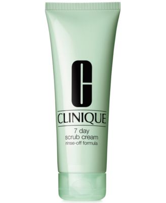 Clinique - 7 Day Face Scrub Cream Rinse-Off Formula, 3.4 oz.
