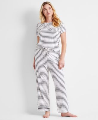 State of Day - Women's 2-Pc. Fluid Knit Pajamas Set