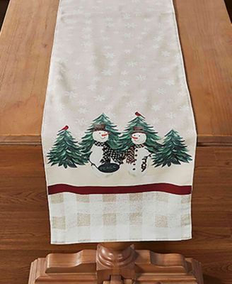 Avanti - Country Snowman Tablecloth, 52" X 70"