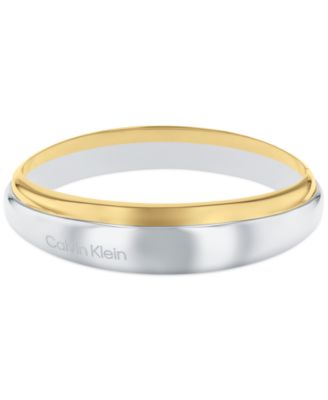 Calvin Klein - Two-Tone Stainless Steel Bangle Bracelet