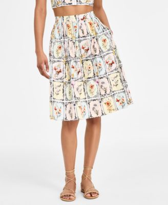 Avec Les Filles - Women's Printed Full Skirt