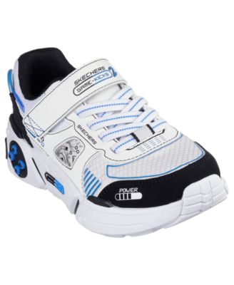 Skechers - Little Boys Game Kicks: Gametronix 2.0 Fastening Strap Casual Sneakers from Finish Line
