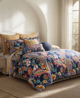 Levtex - Bertelli Reversible 3-Pc. Comforter Set, Full/Queen