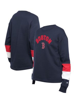 New Era - Women's Navy Boston Red Sox Game Day Color Pullover Sweatshirt