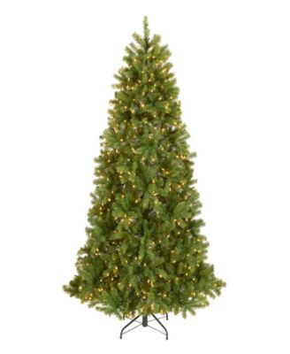 National Tree Company - National Tree 6 .5' "Feel Real" Downswept Douglas Fir Hinged Tree with 650 Clear Lights