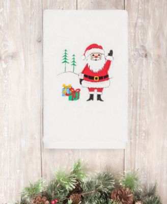 Linum Home - Christmas Santa Waving 100% Turkish Cotton Hand Towel