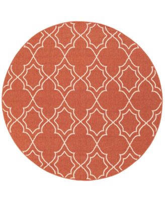 Livabliss - Alfresco ALF-9591 Rust 8'9" Round Area Rug