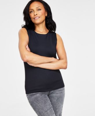 I.N.C. International Concepts - Women's Crewneck Layer Tank Top