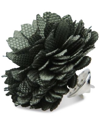 ConStruct - Men's Ceremony Satin Checkerboard Flower Lapel Pin