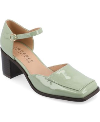 Journee Collection - Collection Women's Evangeline Square Toe Pumps