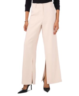 Vince Camuto - Women's Wide-Leg Split-Hem Trousers
