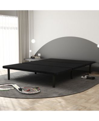 Primo International - Airflow Black Upholstered King Platform Bed Frame - California King