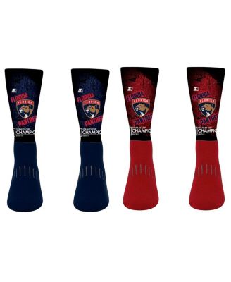 Starter - Men's and Women's Florida Panthers 2025 Stanley Cup s Two-Piece Blackout Crew Socks Set
