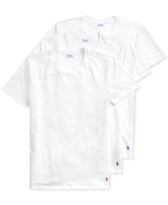 Polo Ralph Lauren - Men's 3-Pk. Slim-Fit Classic Cotton Crew Undershirts