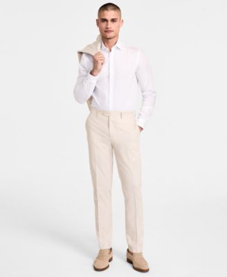 Bar III - Men's Slim-Fit Flat-Front Suit Pants