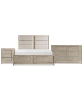 Furniture - Kaci 3-Pc. Set (Queen Storage Bed, Dresser & Nightstand)